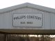 Entrance, Phillips Cemetery, Omega, Marion County, Illinois