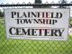 Entrance, Plainfield Township Cemetery, Plainfield, Will County, Illinois