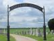 Entrance, Pleasant Valley Cemetery, Kenney, DeWitt County, Illinois