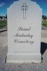 Entrance, Saint Malachy East Cemetery, Brownsburg, Hendricks County, Indiana