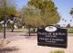 Entrance, Valley of the Sun Mortuary and Cemetery, Chandler, Maricopa County, Arizona