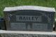 Headstone, Bailey, Iris G. and Forrest B.