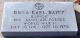 Headstone, Baity, Dilla Earl. Headstone, Baity, Dilla Earl.