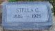 Headstone, Banker, Stella C. Headstone, Banker, Stella C.