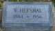 Headstone, Banker, W. Hershal Headstone, Banker, W. Hershal