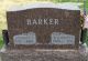 Headstone, Barker, Kathryn I. and W. Jarrott Headstone, Barker, Kathryn I. and W. Jarrott