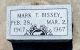Headstone, Bissey, Mark T. Headstone, Bissey, Mark T.
