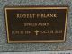 Headstone, Blank, Robert F. Headstone, Blank, Robert F.