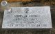 Headstone, Bones, John D. Headstone, Bones, John D.