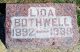 Headstone, Bothwell, Lida Headstone, Bothwell, Lida