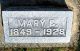 Headstone, Bothwell, Mary C. Headstone, Bothwell, Mary C.