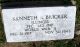 Headstone, Bricker, Kenneth R. Headstone, Bricker, Kenneth R.