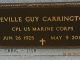 Headstone, Carrington, Neville Guy Headstone, Carrington, Neville Guy