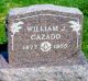 Headstone, Cazadd, William J. Headstone, Cazadd, William J.