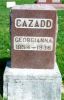 Headstone, Cazadd, Georgianna Headstone, Cazadd, Georgianna