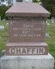 Headstone, Chaffin, John M. and Mary E. Headstone, Chaffin, John M. and Mary E.