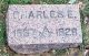Headstone, Chasteen, Charles E. Headstone, Chasteen, Charles E.