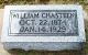 Headstone, Chasteen, William Headstone, Chasteen, William
