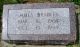 Headstone, Cockerel, James Bradley Headstone, Cockerel, James Bradley