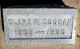 Headstone, Coggan, Clara W. Headstone, Coggan, Clara W.