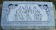 Headstone, Compton, Zazle N. Headstone, Compton, Zazle N.