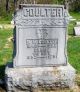 Headstone, Coulter, B. F. and Carrie Headstone, Coulter, B. F. and Carrie