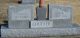 Headstone, Coulter, Susie F. and Pearl Headstone, Coulter, Susie F. and Pearl