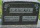Headstone, Crackel, Martha Jane and Joseph H. Headstone, Crackel, Martha Jane and Joseph H.