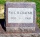 Headstone, Crackel, Paul B. Headstone, Crackel, Paul B.