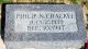 Headstone, Crackel, Philip N. Headstone, Crackel, Philip N.