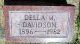 Headstone, Davidson, Della M. Headstone, Davidson, Della M.