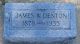 Headstone, Denton, James W. Headstone, Denton, James W.