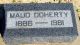 Headstone, Doherty, Maud Headstone, Doherty, Maud