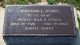 Headstone, Doris, William E. Headstone, Doris, William E.