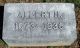 Headstone, Duff, Albert H. Headstone, Duff, Albert H.