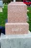 Headstone, Duff, Robert E. Headstone, Duff, Robert E.