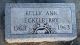 Headstone, Eckelberry, Kelly Ann Headstone, Eckelberry, Kelly Ann
