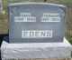 Headstone, Edens, Oma and Thomas Headstone, Edens, Oma and Thomas