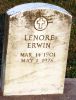Headstone, Erwin, Lenore Headstone, Erwin, Lenore