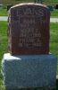 Headstone, Evans, Basil, Mary E., and Frank A. Headstone, Evans, Basil, Mary E., and Frank A.