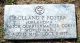 Headstone, Foster, Rolland F. Headstone, Foster, Rolland F.