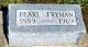 Headstone, Fryman, Pearl Headstone, Fryman, Pearl