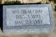 Headstone, Gray, Maude M. Headstone, Gray, Maude M.