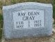 Headstone, Gray, Ray Dean Headstone, Gray, Ray Dean