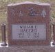 Headstone, Haught, William E. Headstone, Haught, William E.
