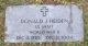 Headstone, Heiden, Donald J.