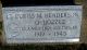 Headstone, Henderson, LT Curtis M. Headstone, Henderson, LT Curtis M.