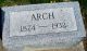 Headstone, Hunley, Arch Headstone, Hunley, Arch
