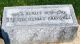 Headstone, Hunley, Mack and Chester Headstone, Hunley, Mack and Chester