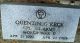 Headstone, Keck, Quentin G. Headstone, Keck, Quentin G.